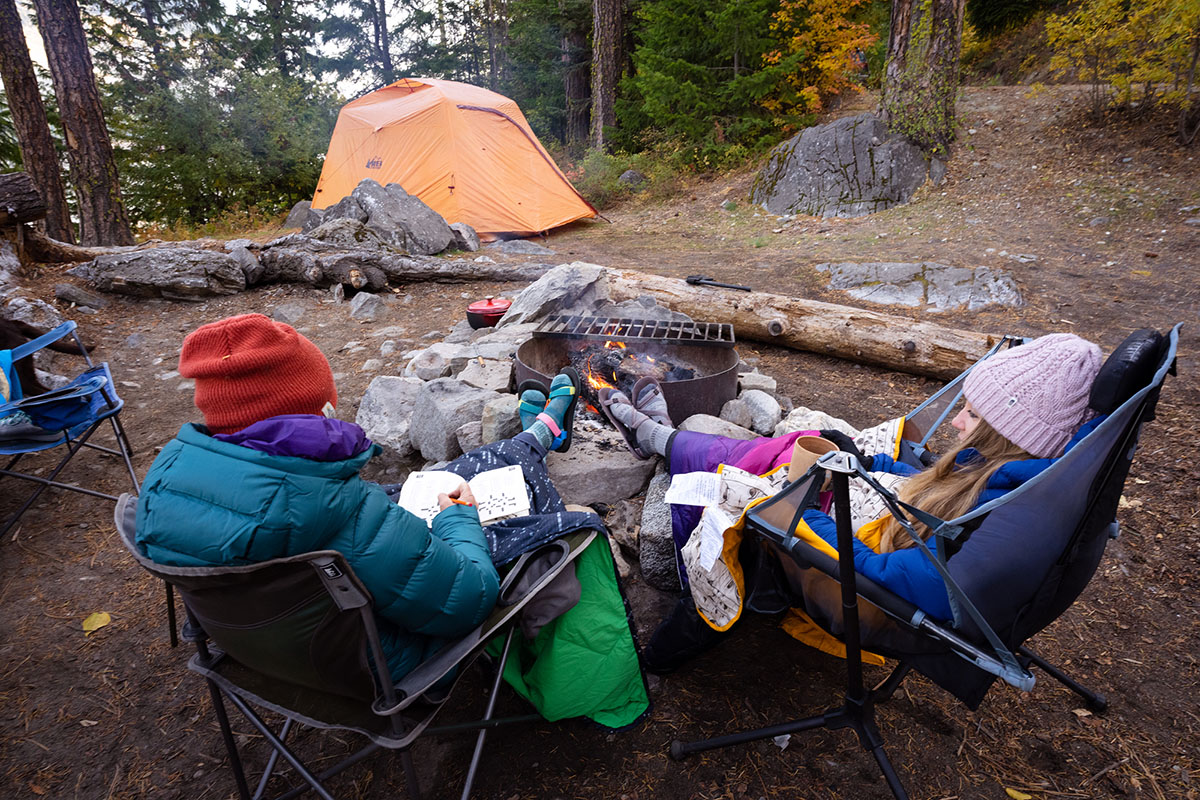 Fold up best sale chair camping